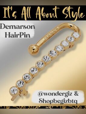 Authentic Demarson Delicate Statement HairPin To Call the Attention of Everyone